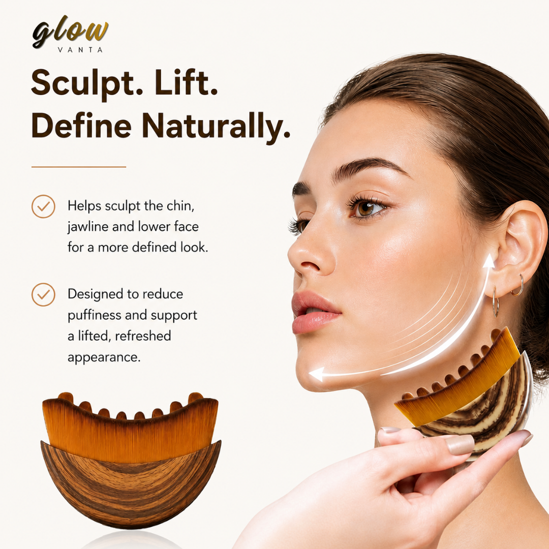 Glow Vanta Dry Brush — Lymphatic Face Massager