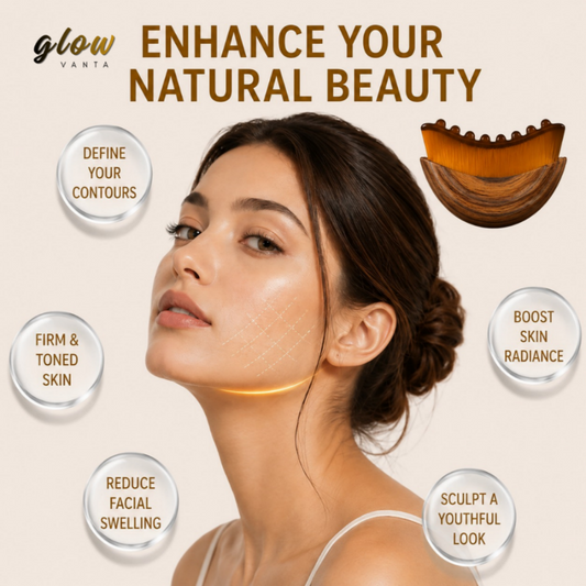 Glow Vanta Dry Brush — Lymphatic Face Massager